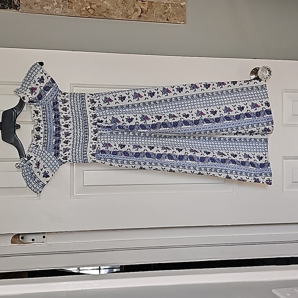 Blue and White Jumpsuit - Picture 8 of 9